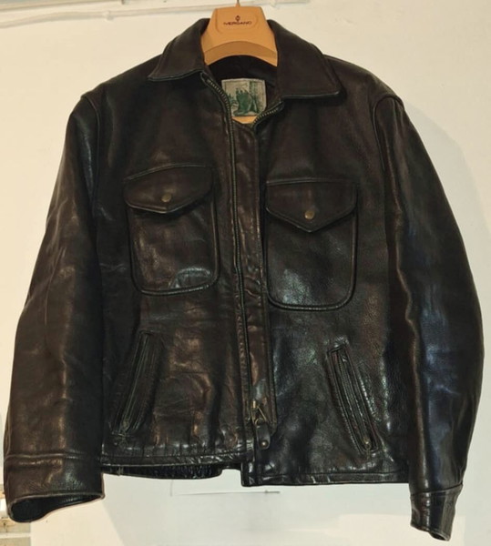 Golden Bear mens real leather jacket Medium