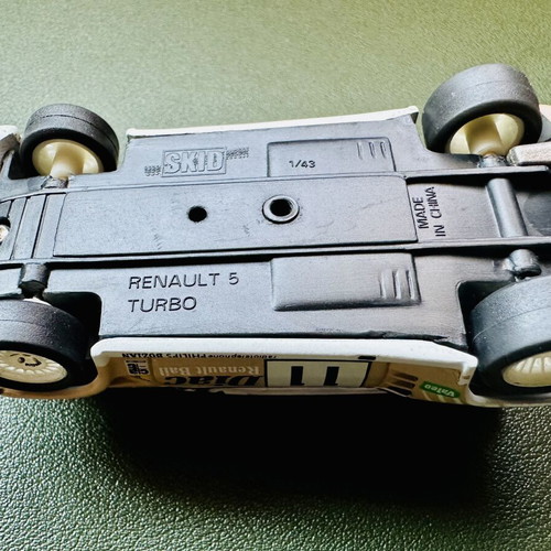 Renault 5 Turbo 1/43 scale model car used, 30º Tour de Corse 1986