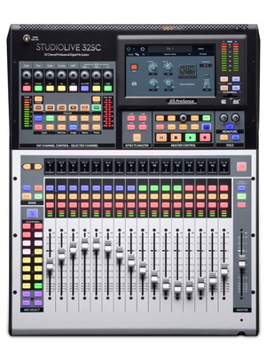Presonus StudioLive 32SC σε κατάσταση καινούριας με κούτα και κάλυμμα