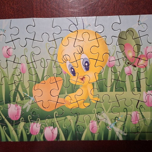 Tweety Looney Tunes puzzle 48pcs used, complete