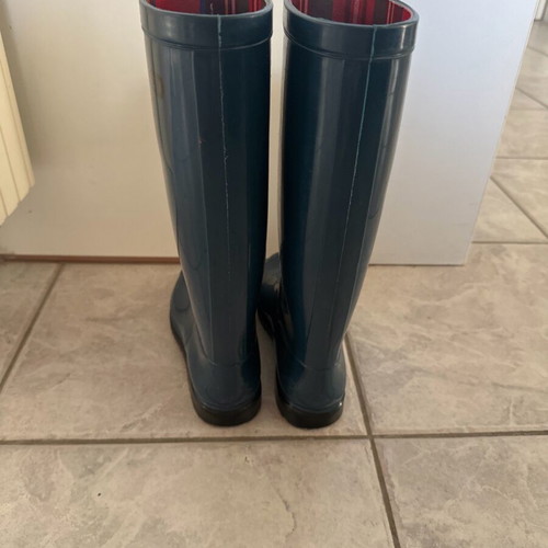 Dsquared blue rain boots used, size 37