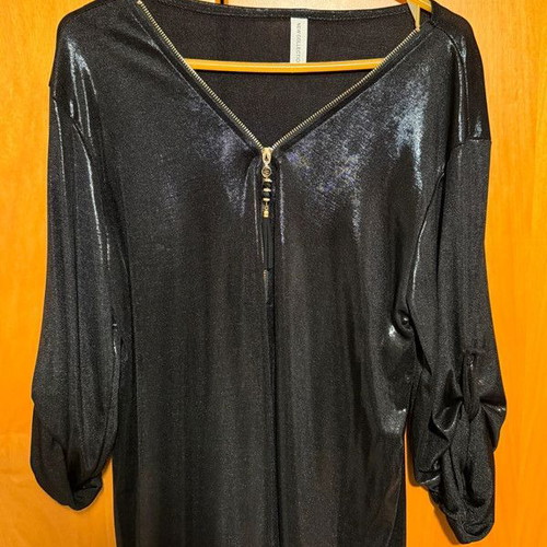 Dressy blouse new, one size, black
