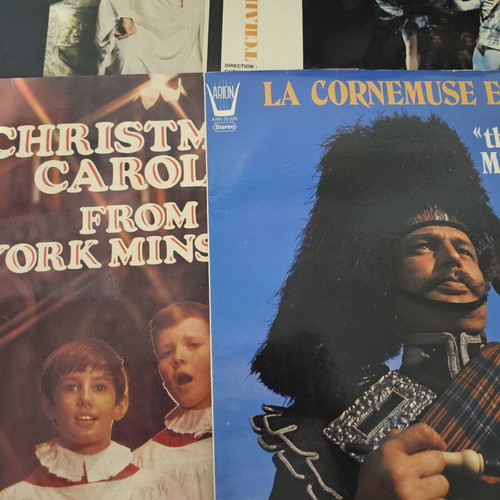 Vinyl records used, set of 7 in excellent condition