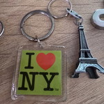 Collection of 7 decorative and souvenir keychains (Fidget, Souvenirs)
