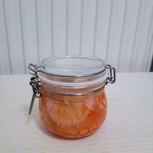 Marmalade candle like new, 150gr soy and gel with orange scent