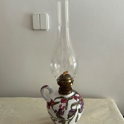 Vintage ceramic oil lamp like new
