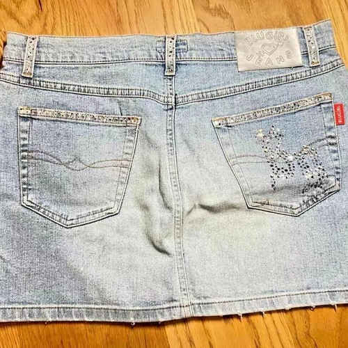Vintage Blugirl Mini Denim Skirt used, size S