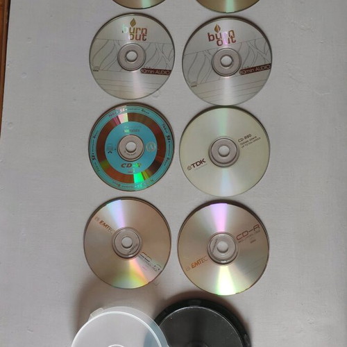 Set of 7 blank CDs and 1 bonus CD like new with case