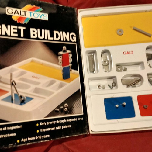 Vintage Galt Toys Magnet Building used educational toy