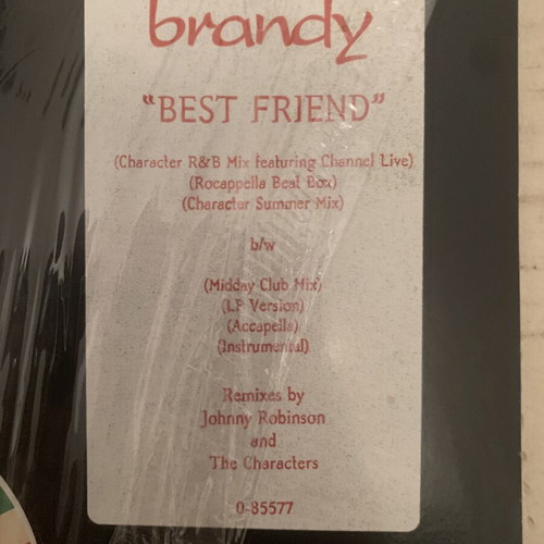 Brandy Best Friend 12" Maxi-Single vinyl used, R&B