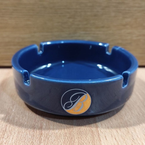 Ballantine's Scotch Whisky Ceramic Ashtray used, vintage small promotional