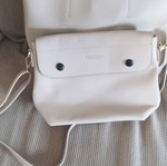 Fragola double bag with scarf like new, gray