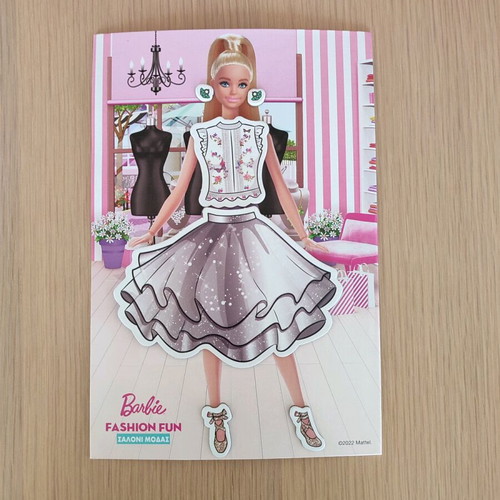 Barbie Fashion Fun magnetic toy like new for kids 3+ years