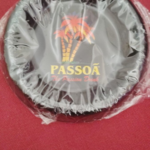 Ashtrays Passoa aluminum set of 2 and 1 Budweiser iron new