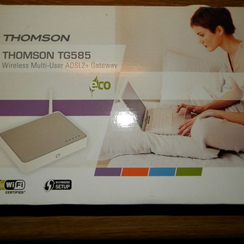 Thomson TG585 ADSL2+ router used