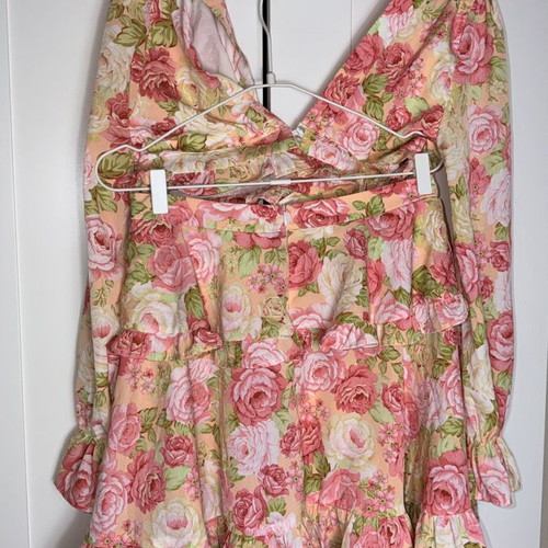 Shein Floral Summer Dress like new, pink multicolor, size M