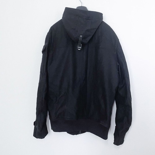 Bershka Men Garments Black Jacket with Hood 00s XL used
