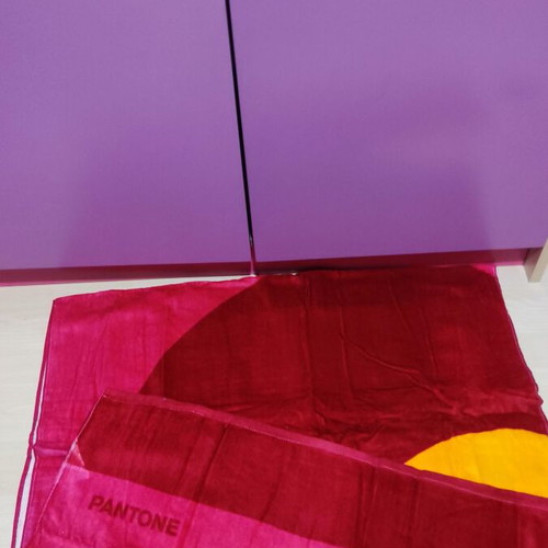 Pantone beach towel new, fuchsia 75x150 cm