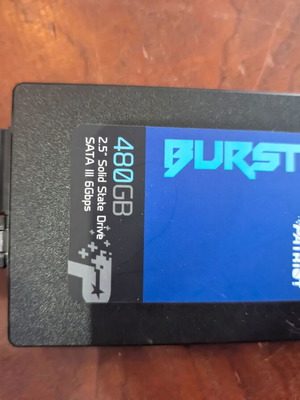 Patriot Burst 480GB 2.5" SSD like new