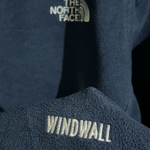 North Face Windwall fleece jacket used, size XL, blue