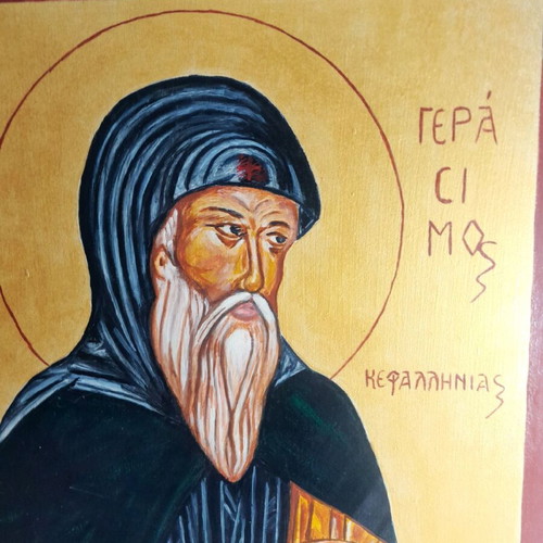 Icon Saint Gerasimos of Kefalonia new