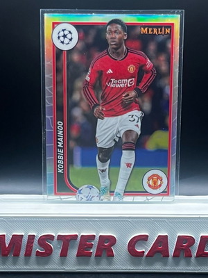 2024 Topps Chrome Merlin KOBBIE MAINOO refractor κάρτα σαν καινούργιο