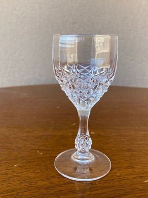 Liqueur glasses used, pack of 5, crystal