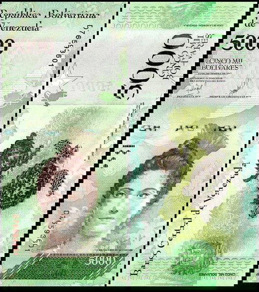 ΒΕΝΕΖΟΥΕΛΑ - 5.000 Bolivares 2017 - UNC