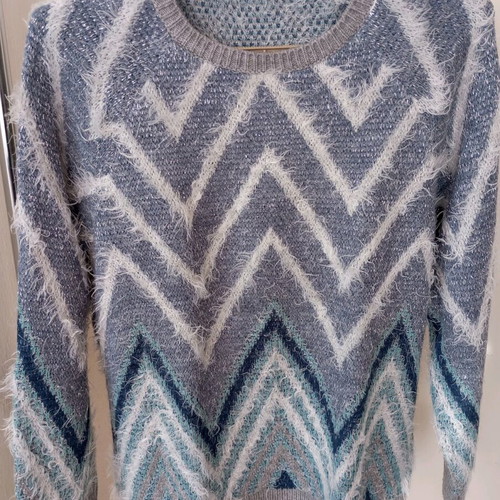 Knitted sweater used with silver details size L
