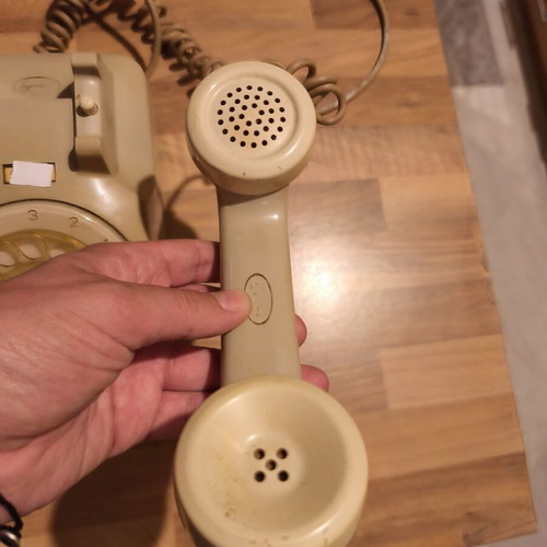 Landline phone 1969 used, Greek made
