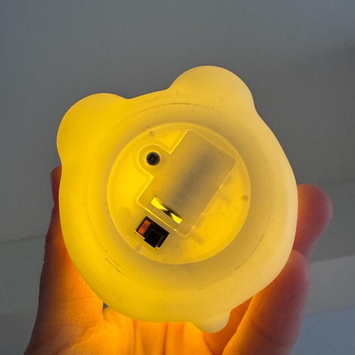 Bear lamp like new, children's 8cm battery operated