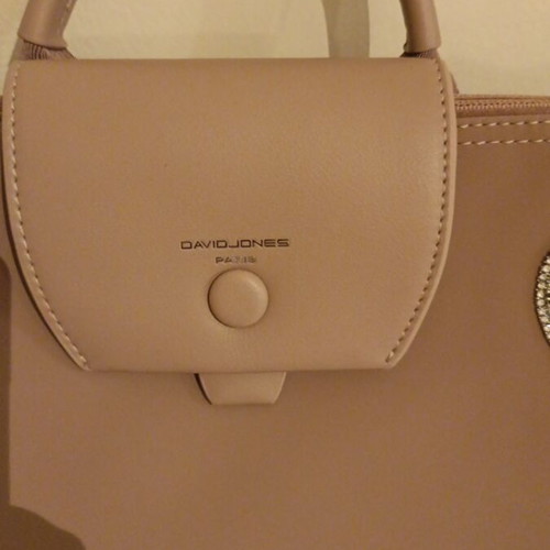 David Jones backpack bag like new, beige