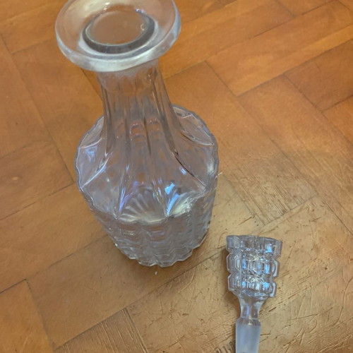Crystal carafe from England large in almost like new condition