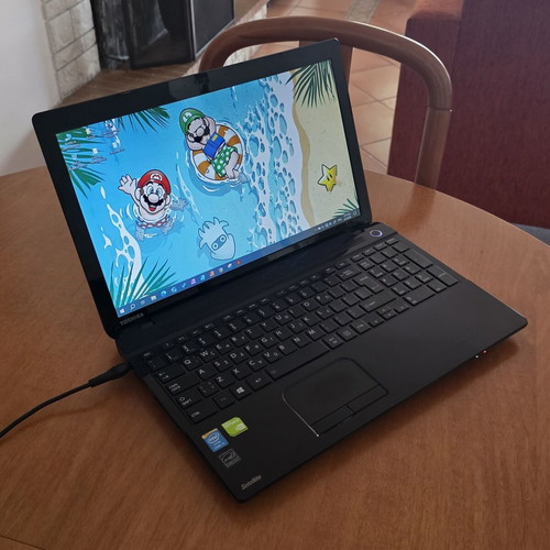Toshiba Satellite C55-A-1NK laptop used with Intel Core i5, 8GB RAM, SSD