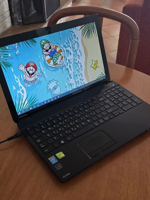 Toshiba Satellite C55-A-1NK laptop used with Intel Core i5, 8GB RAM, SSD