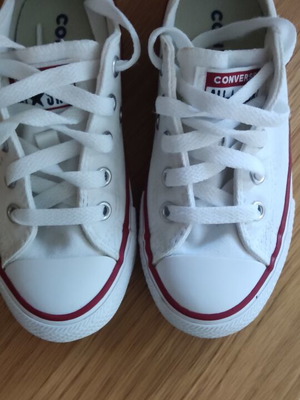 Converse All Star sneakers size 27 like new, white kids
