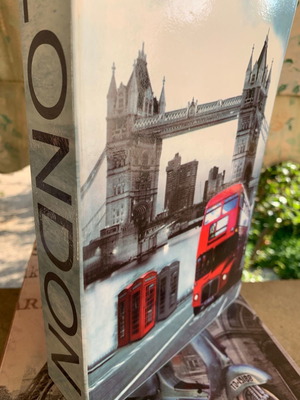 London Paper Box New 17.5x25x4 cm with Book Appearance
