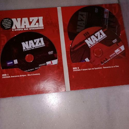 ΝΑΖΙ Η Ιστορία Μας Προειδοποιεί 3 DVD σαν καινούργιο, ντοκιμαντέρ
