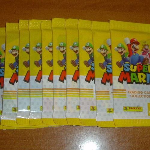 Panini Super Mario κάρτες καινούργιες, 10 φακελλάκια συλλογή