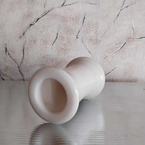 Marble vase like new, small white, socialist period