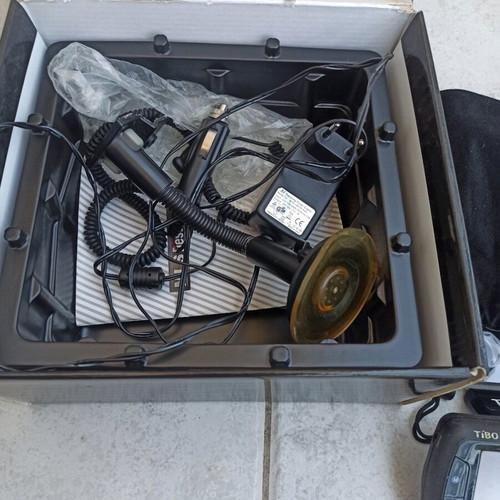 Tibo A1200i GPS navigation system used with memory card