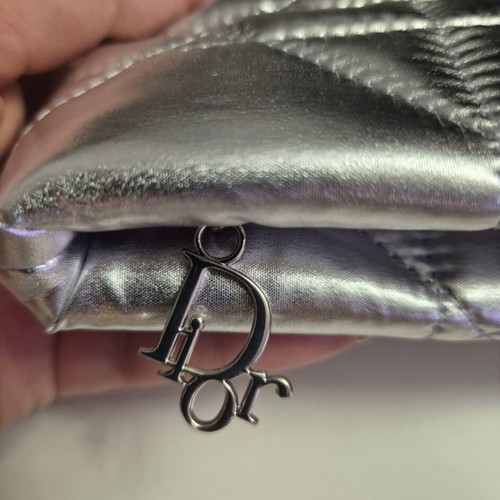 Dior silver pouch
