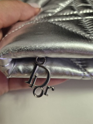 Dior silver pouch
