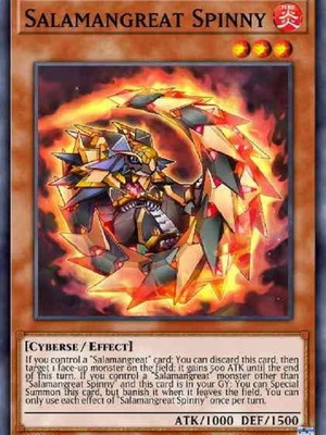Salamangreat Spinny SDSB-EN004 Yu-Gi-Oh! card