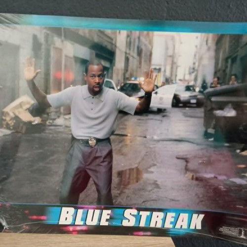Blue Streak Movie Poster sealed, 1999