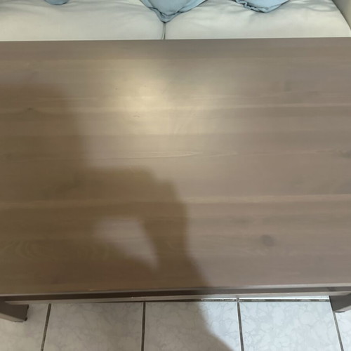 IKEA Hemnes coffee table solid wood with storage shelf like new