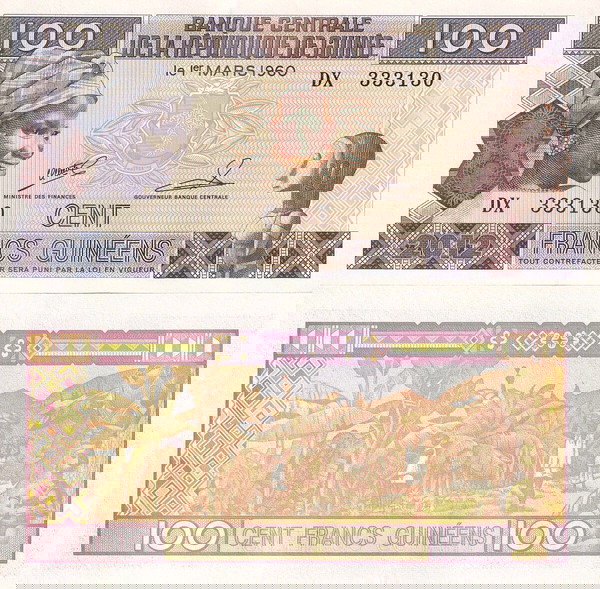  gouinea - 100 Francs 2012 - UNC