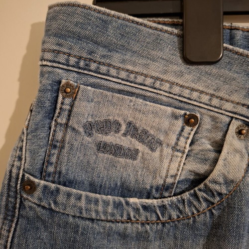 Pepe Jeans men's jean bermuda shorts size M like new, blue