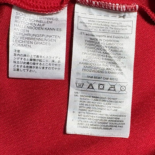 Adidas Sheffield United Jersey Long Sleeve Red Like New