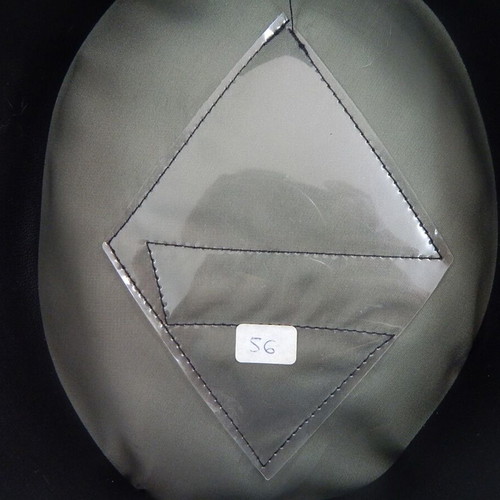 Officer Cap of Cyprus National Guard used, size 56, green with gold details